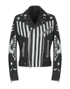 BALMAIN Biker jacket,41851340BM 3