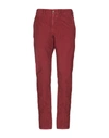 INCOTEX INCOTEX MAN PANTS BRICK RED SIZE 34 COTTON, ELASTANE,13280619CF 8