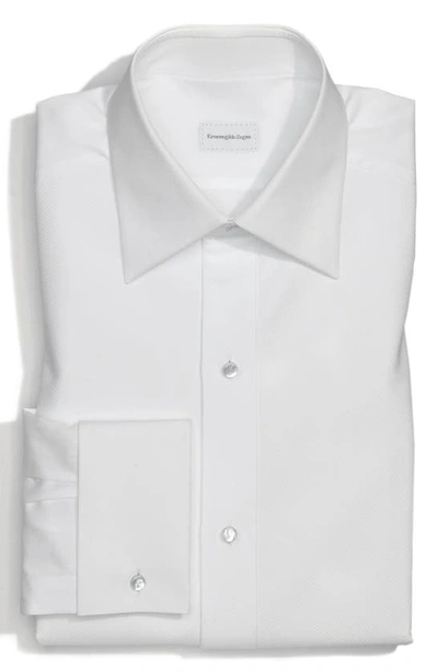 Ermenegildo Zegna Regular-fit Long-sleeve Cotton Dress Shirt In White