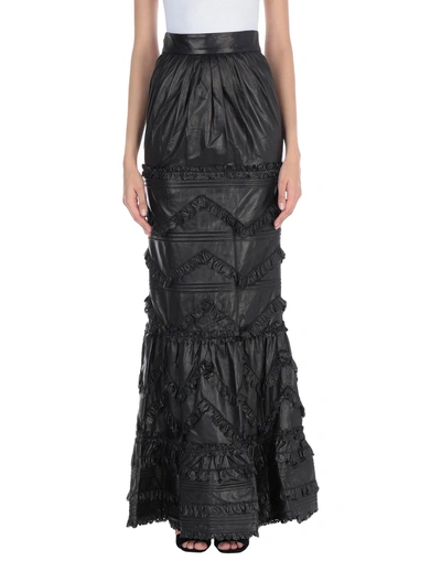 Dsquared2 Maxi Skirts In Black