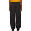 WALES BONNER WALES BONNER BLACK PINSTRIPE YOGA TROUSERS