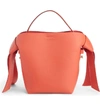 Acne Studios Musubi Leather Mini Bag - Coral In Coral Red/ Burgundy