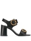 SEE BY CHLOÉ EMBELLISHED BUCKLE SANDALS