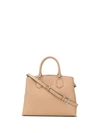 DKNY DKNY CONTRAST PIPED TRIM TOTE BAG - NEUTRALS