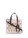 MARC JACOBS LUREX POLKA DOT MINI GRIND TOTE