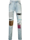 AMIRI PATCHED SLIM JEANS