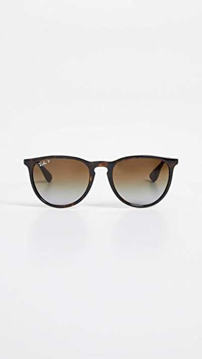 Ray Ban Erika Classic 54mm Sunglasses - Havana In Brown