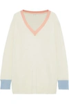 CHINTI & PARKER CHINTI AND PARKER WOMAN CASHMERE SWEATER CREAM,3074457345620255729
