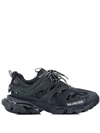 Balenciaga Track Laminated-panels Sneakers In Black