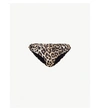 GANNI LEOPARD-PRINT BIKINI BOTTOMS