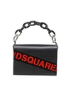 DSQUARED2 Dsquared2 Hand Boss In Black Leather,10835187