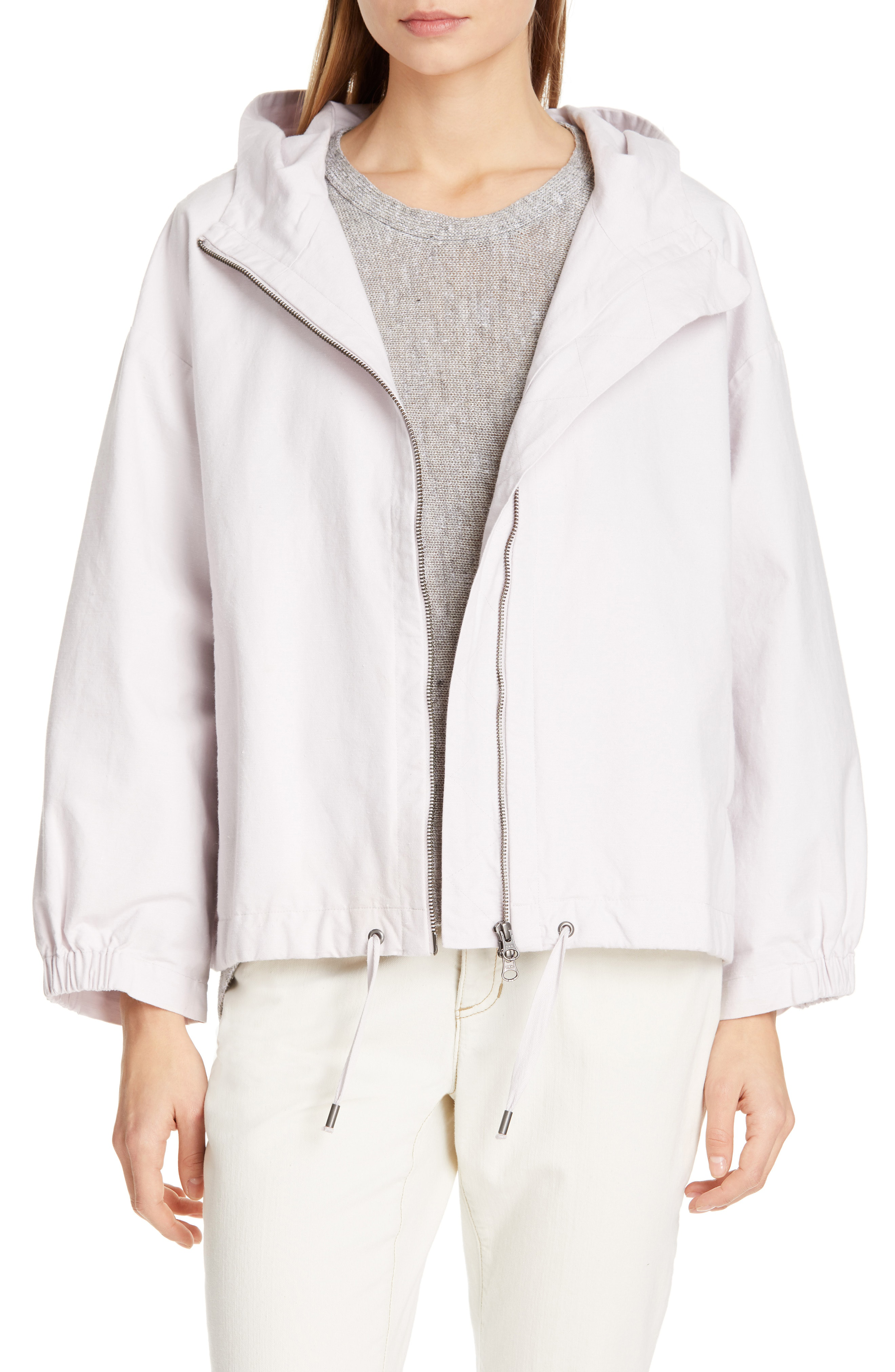 eileen fisher hooded jacket