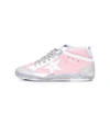 GOLDEN GOOSE Mid Star Sneakers in Pink Nabuk/White Star