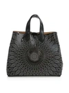 ALAÏA Large Frida Studded Leather Tote