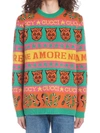 GUCCI GUCCI AMORE JACQUARD SWEATER