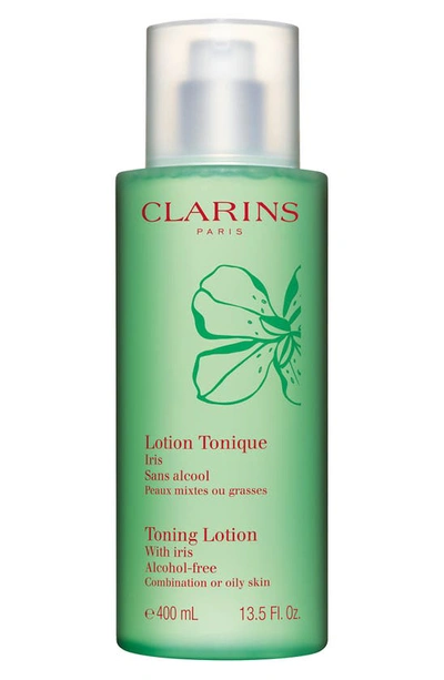 Clarins Women's Toning Lotion With Iris For Combination To Oily Skin