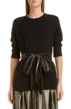 MARC JACOBS BOW DETAIL THERMAL SWEATER,K4190017