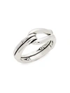 JOHN HARDY Sterling Silver Interlocked Bamboo Ring