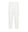 JIL SANDER CROPPED COTTON TWILL trousers,P00356644