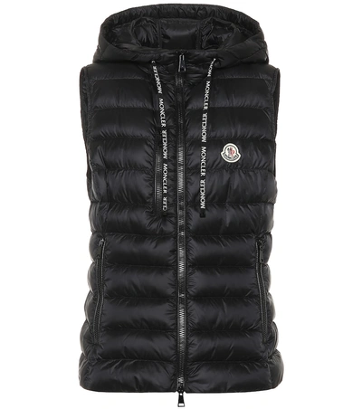 Moncler Sucrette Hooded Puffer Vest In Black