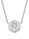 SAKS FIFTH AVENUE 14K White Gold & Diamond Pendant Necklace