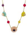 KATE SPADE KATE SPADE NEW YORK MULTICOLOR STATION NECKLACE, 16,WBRUH225