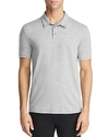 JOHN VARVATOS GREG HEATHERED KNIT REGULAR FIT POLO,K4173V1B-BQV21B