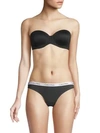 Calvin Klein Lightly Lined Constant Strapless Bra Qf5528 In Black