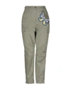 JEREMY SCOTT JEREMY SCOTT WOMAN PANTS MILITARY GREEN SIZE 8 COTTON, POLYURETHANE,13312761FU 5