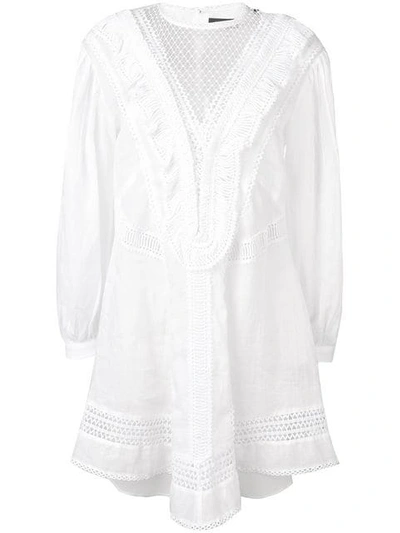 Isabel Marant Embroidered Structure Dress - 白色 In White