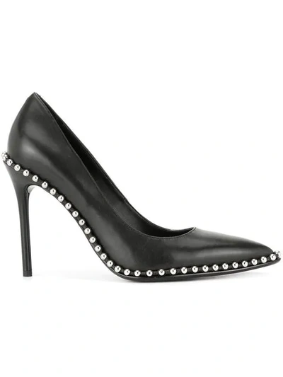 Alexander Wang Rie Studded Leather Pumps In Black