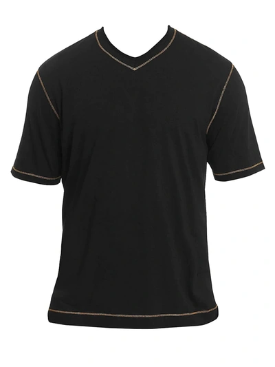 Robert Graham Maxfield Tailored Fit V-neck T-shirt In Black