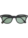 Moscot Lemtosh Round-frame Acetate Sunglasses In Black