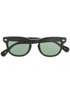 Moscot Lemtosh Round-frame Acetate Sunglasses In Black
