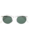 Moscot Clear Frame Sunglasses In White