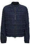 BRUNELLO CUCINELLI WOMAN BEAD-EMBELLISHED QUILTED POPLIN JACKET NAVY,GB 272216333669049