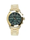 FERRAGAMO Goldtone Stainless Steel Chronograph Watch