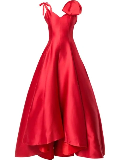 Bambah Ruby Princess Gown In Red