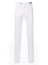 PT01 WHITE SLIM FIT TROUSERS