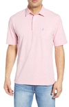 JOHNNIE-O CLASSIC FIT HEATHERED POLO,JMPO2150