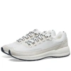 Apc Run Around Logo-tab Mesh And Suede Trainers In White