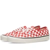 Vans Checked Authentic 44 Dx Sneakers In Red