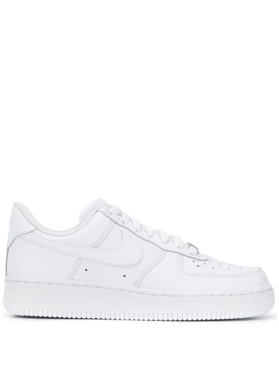 Nike Air Force I Leather Sneakers In 100