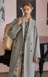 RED VALENTINO DOUBLE-BREASTED WOOL-BLEND COAT,SR0CAB004H5