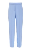 ROSETTA GETTY CROPPED CREPE TAPERED PANTS,14192B7446