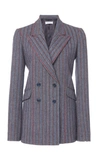 GABRIELA HEARST Angela Herringbone Pinstripe Wool And Cashmere Blend Blazer,119500 W001