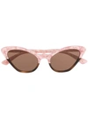 MCQ BY ALEXANDER MCQUEEN CAT-EYE FRAME SUNGLASSES