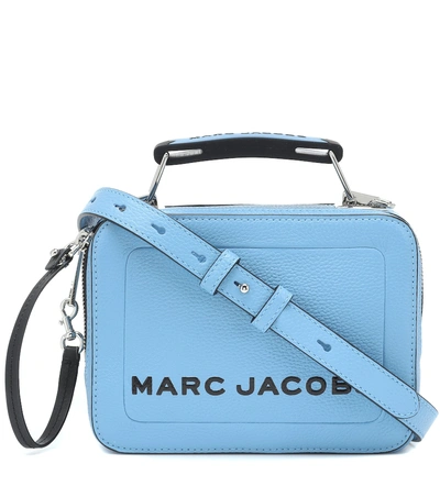 Marc Jacobs The Box 20 Leather Crossbody Bag - Blue