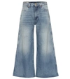 GUCCI CROPPED HIGH-RISE WIDE-LEG JEANS,P00364641