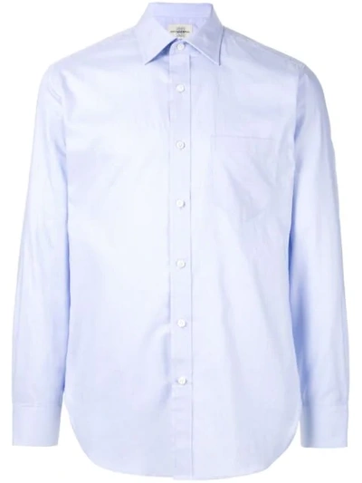Kent & Curwen Classic Plain Shirt In Blue